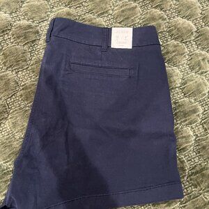 Womens JCrew 4" Chino Shorts 14